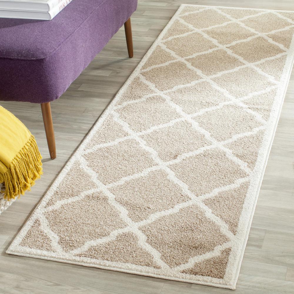 AMHERST, WHEAT / BEIGE, 2'-3" X 13', Area Rug, AMT421S-213. Picture 1