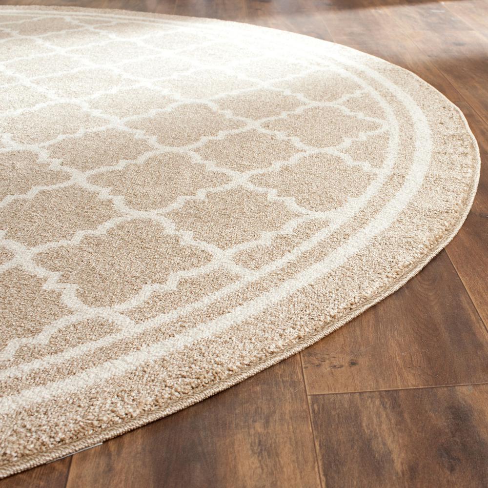 AMHERST, WHEAT / BEIGE, 9' X 9' Round, Area Rug, AMT422S-9R. Picture 1