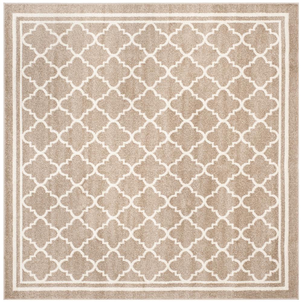 AMHERST, WHEAT / BEIGE, 7' X 7' Square, Area Rug, AMT422S-7SQ. Picture 1