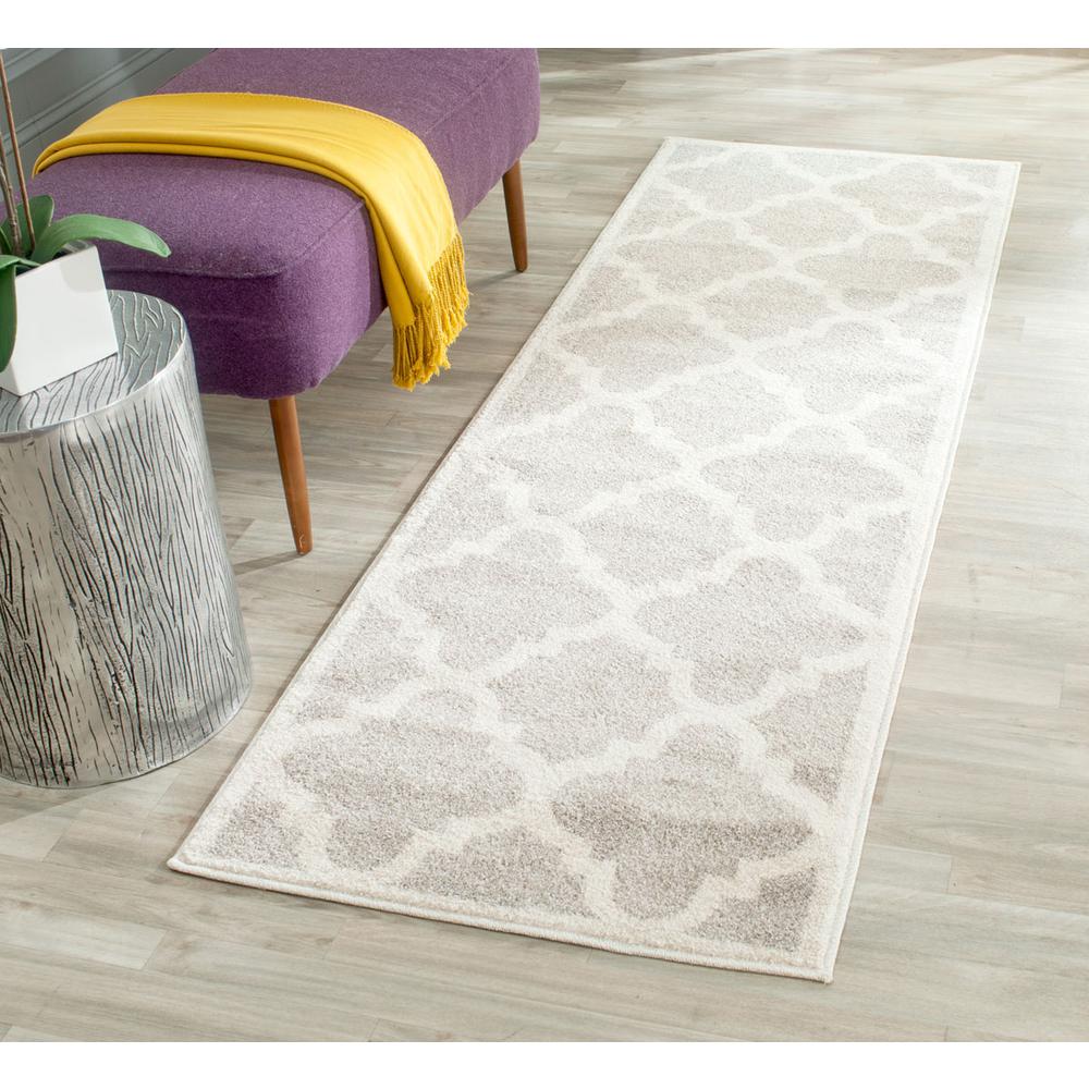 AMHERST, LIGHT GREY / BEIGE, 2'-3" X 9', Area Rug, AMT423B-29. Picture 1