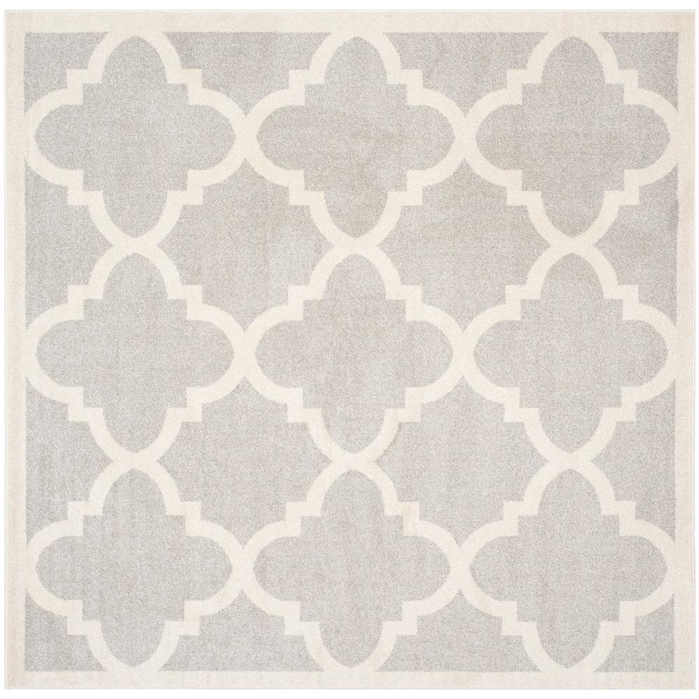 AMHERST, LIGHT GREY / BEIGE, 7' X 7' Square, Area Rug, AMT423B-7SQ. Picture 1