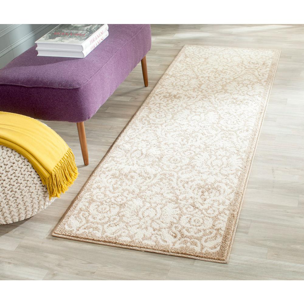 AMHERST, WHEAT / BEIGE, 2'-3" X 13', Area Rug, AMT427S-213. The main picture.