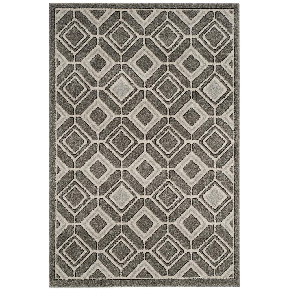 AMHERST, GREY / LIGHT GREY, 4' X 6', Area Rug, AMT433C-4. Picture 1