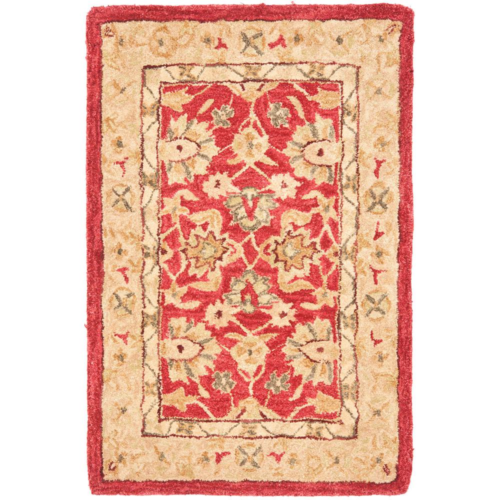 ANATOLIA, RED / IVORY, 2'-3" X 10', Area Rug. Picture 1