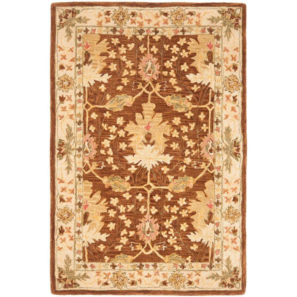 ANATOLIA, BROWN / BEIGE, 4' X 6', Area Rug, AN540B-4. Picture 1