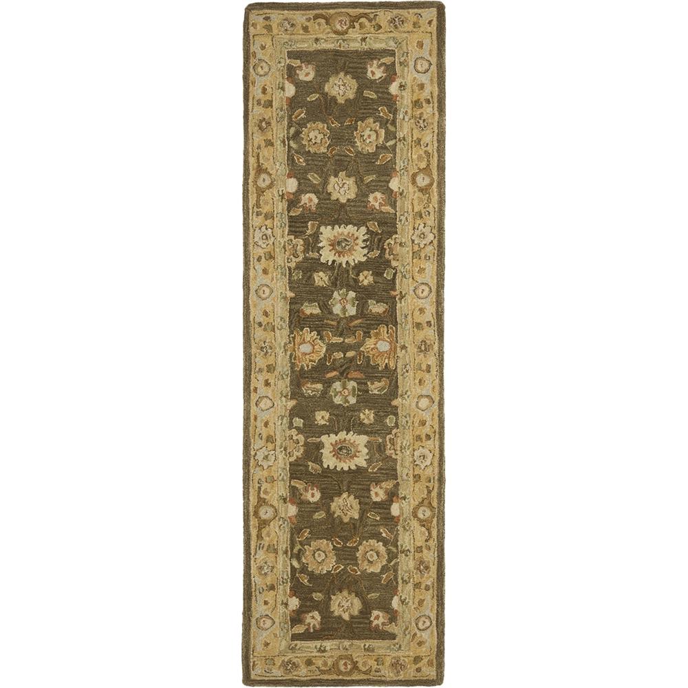 ANATOLIA, BROWN / TAUPE, 2'-3" X 12', Area Rug. Picture 1
