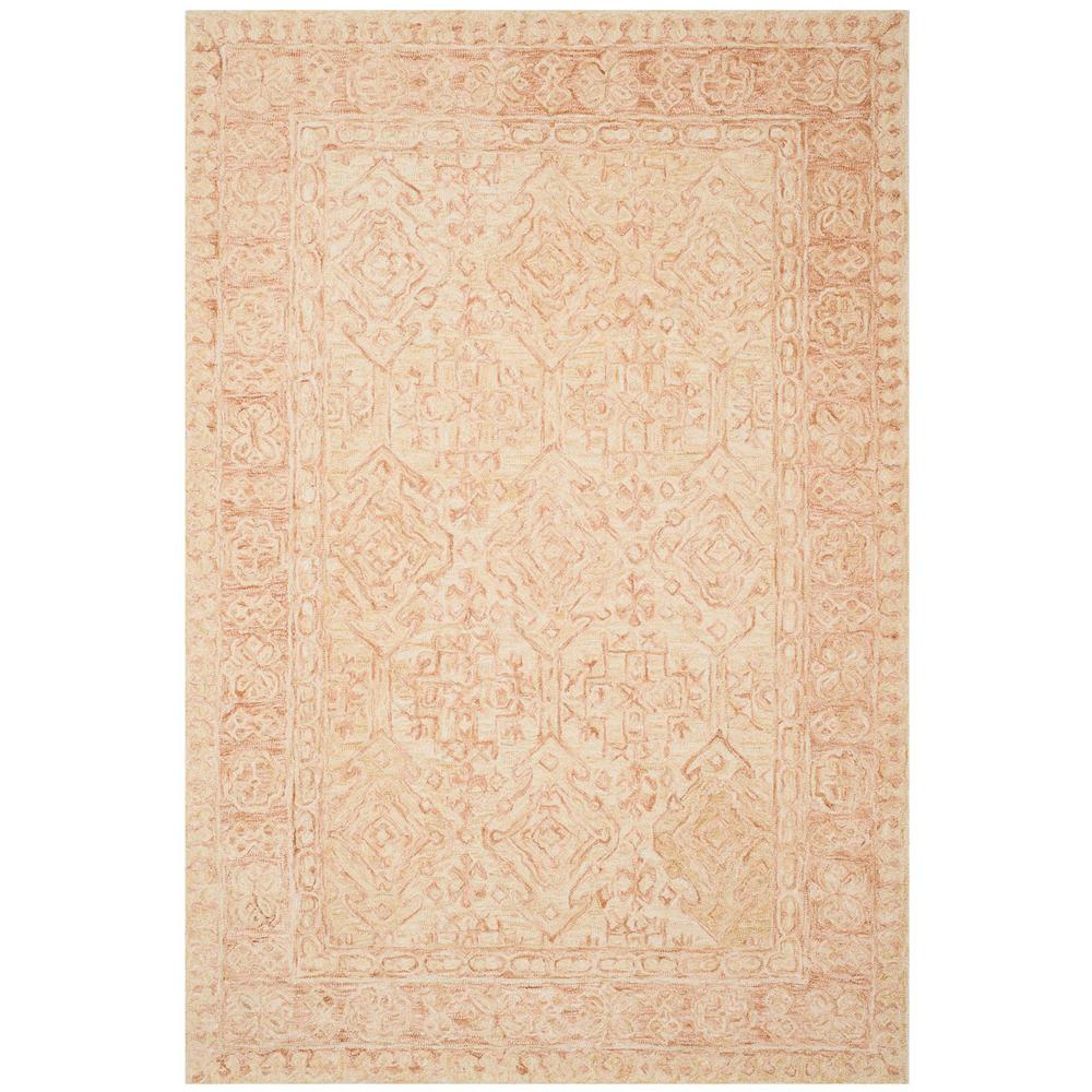 ASPEN, IVORY / BLUSH, 4' X 6', Area Rug. Picture 1