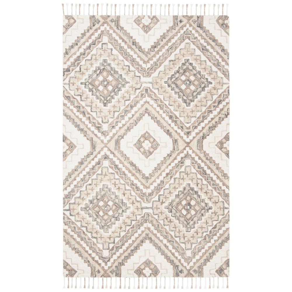 ASPEN, TAUPE / IVORY, 6' X 9', Area Rug. Picture 1
