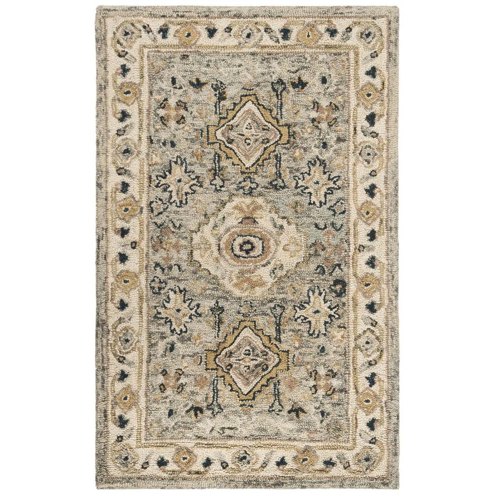 ASPEN, MOSS / IVORY, 3' X 5', Area Rug. Picture 1