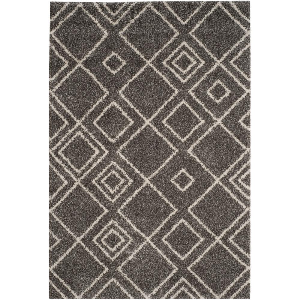 ARIZONA SHAG, BROWN / IVORY, 5'-1" X 7'-6", Area Rug, ASG744B-5. Picture 1