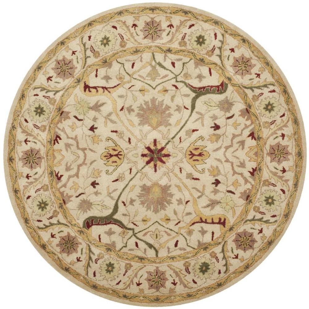 ANTIQUITY, IVORY, 6' X 6' Round, Area Rug, AT14A-6R. The main picture.
