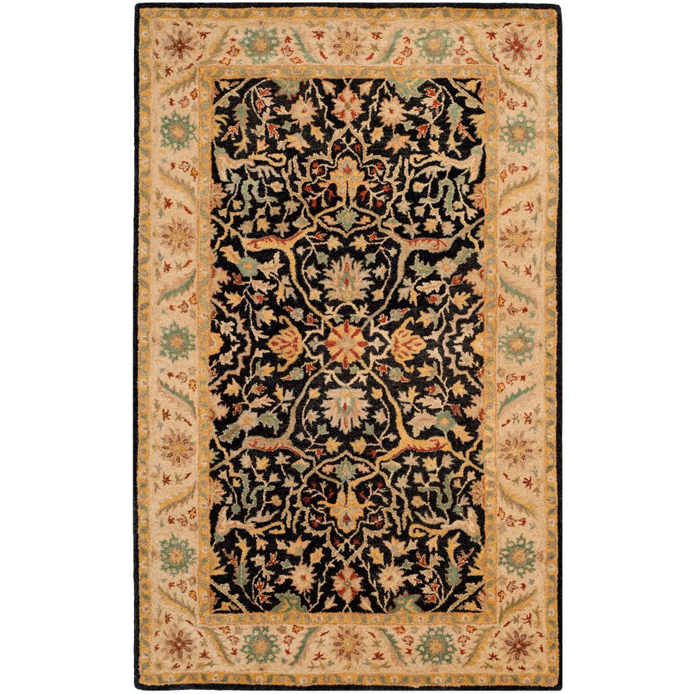ANTIQUITY, BLACK, 6' X 9', Area Rug, AT14B-6. Picture 1