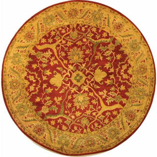 ANTIQUITY, RUST, 6' X 6' Round, Area Rug, AT14C-6R. Picture 1