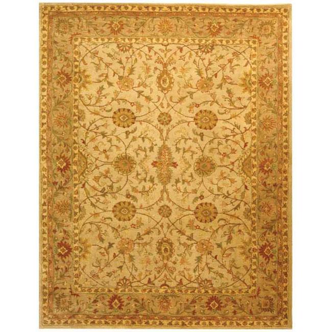 ANTIQUITY, IVORY / LIGHT GREEN, 7'-6" X 9'-6", Area Rug. Picture 1