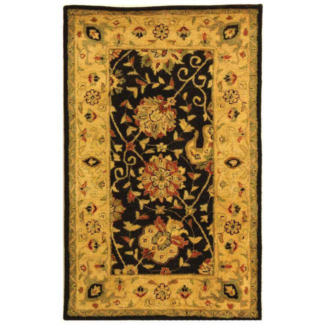 ANTIQUITY, BLACK, 4' X 6', Area Rug, AT21B-4. Picture 1