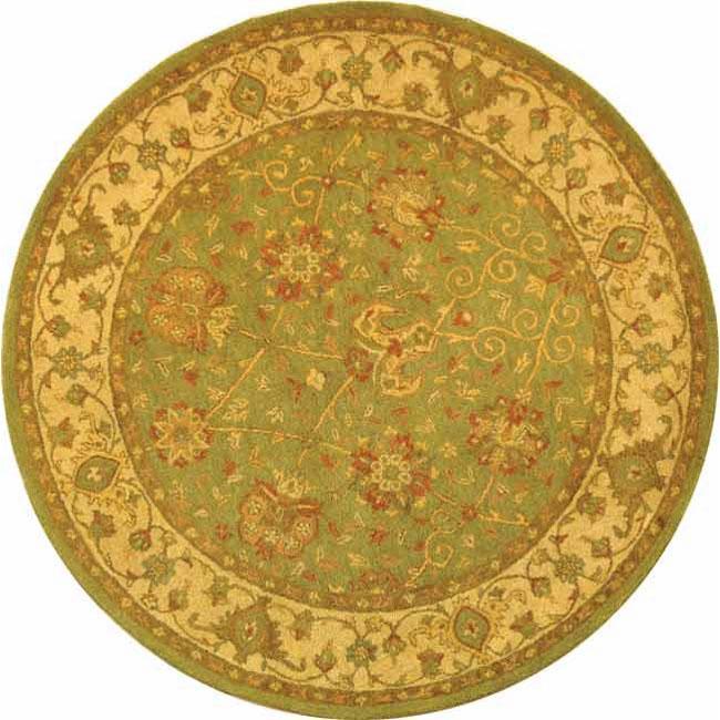 ANTIQUITY, SAGE, 6' X 6' Round, Area Rug. Picture 1