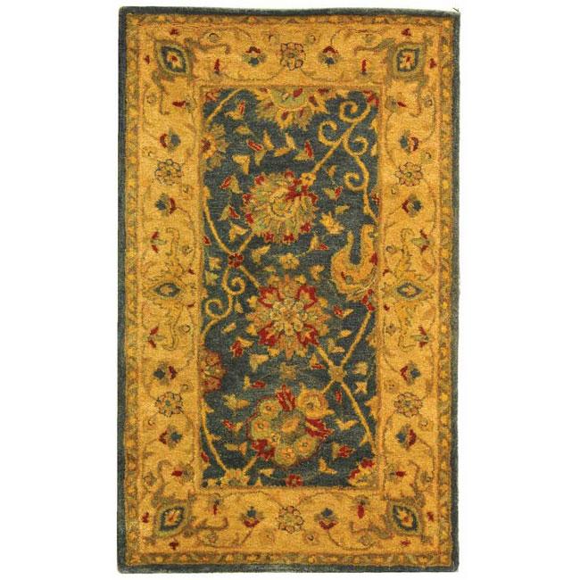 ANTIQUITY, BLUE, 4' X 6', Area Rug, AT21E-4. Picture 1
