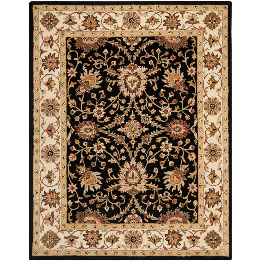ANTIQUITY, BLACK, 7'-6" X 9'-6", Area Rug, AT249B-8. Picture 1