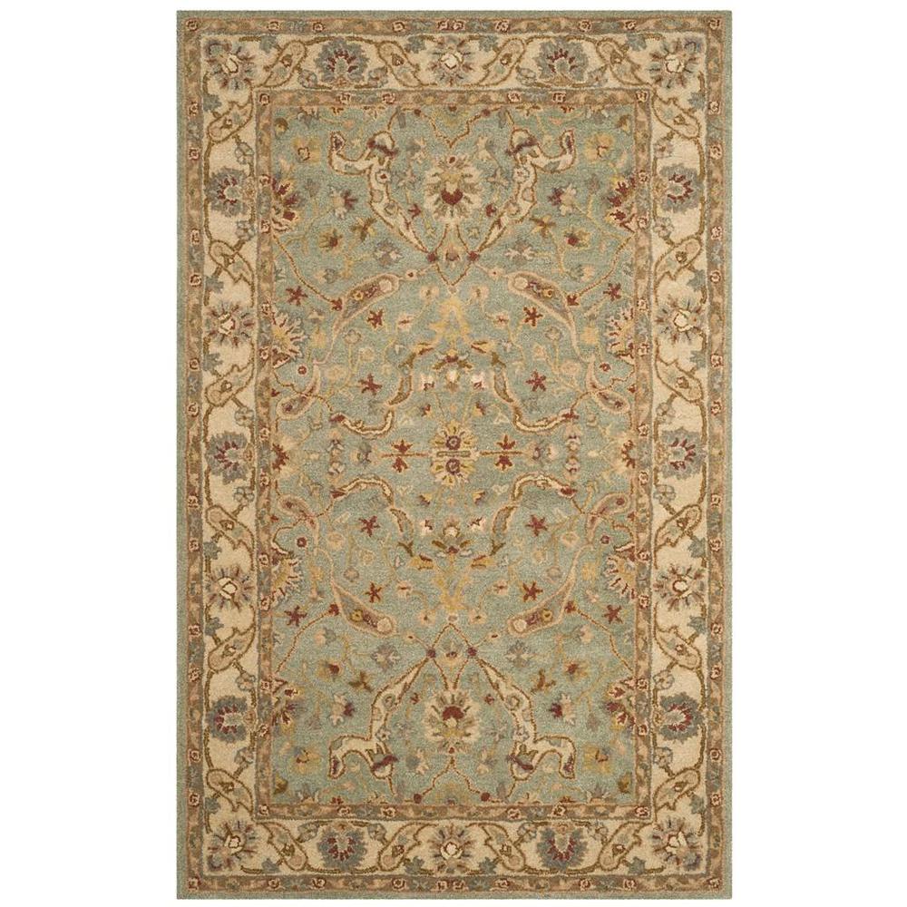 ANTIQUITY, TEAL / BEIGE, 6' X 9', Area Rug. Picture 1