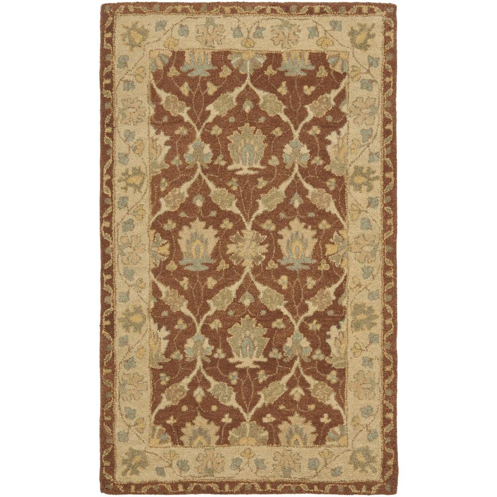 ANTIQUITY, BROWN / TAUPE, 4' X 6', Area Rug. Picture 1