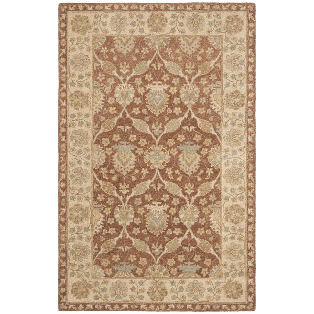 ANTIQUITY, BROWN / TAUPE, 5' X 8', Area Rug. Picture 1