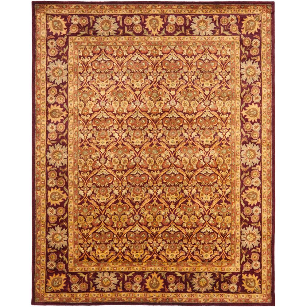ANTIQUITY, WINE / GOLD, 7'-6" X 9'-6", Area Rug, AT51A-8. Picture 1