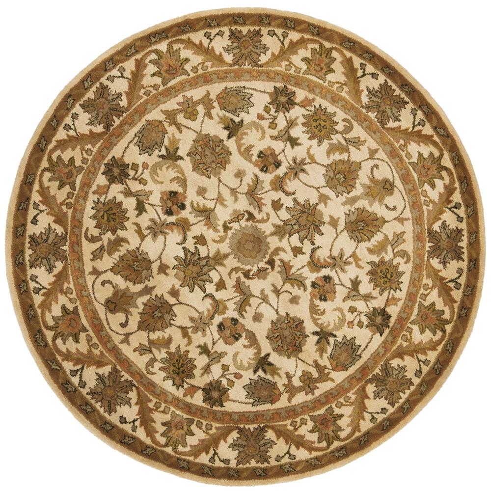 ANTIQUITY, GOLD, 6' X 6' Round, Area Rug, AT52D-6R. Picture 1