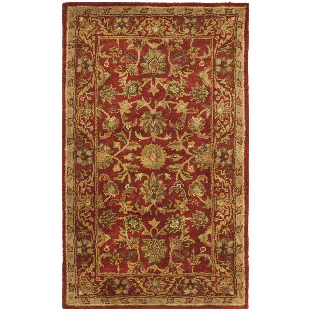 ANTIQUITY, RED / RED, 4' X 6', Area Rug. Picture 1