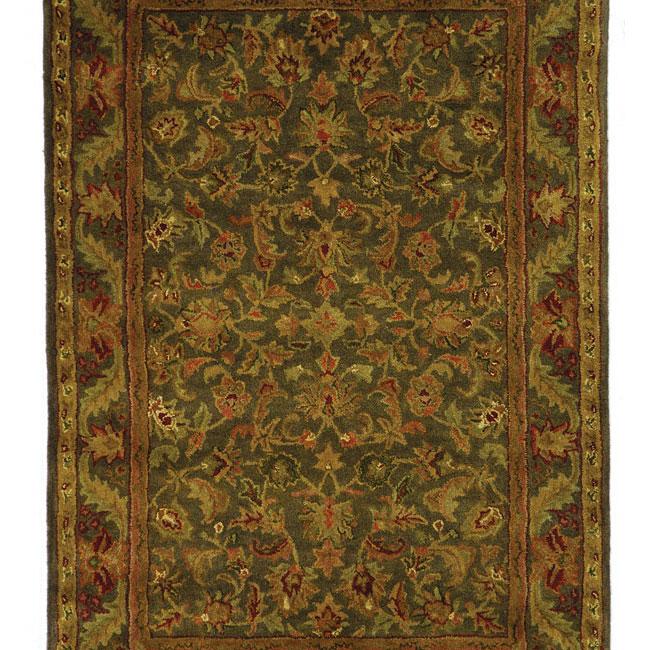 ANTIQUITY, GREEN / GOLD, 4' X 6', Area Rug, AT52K-4. Picture 1