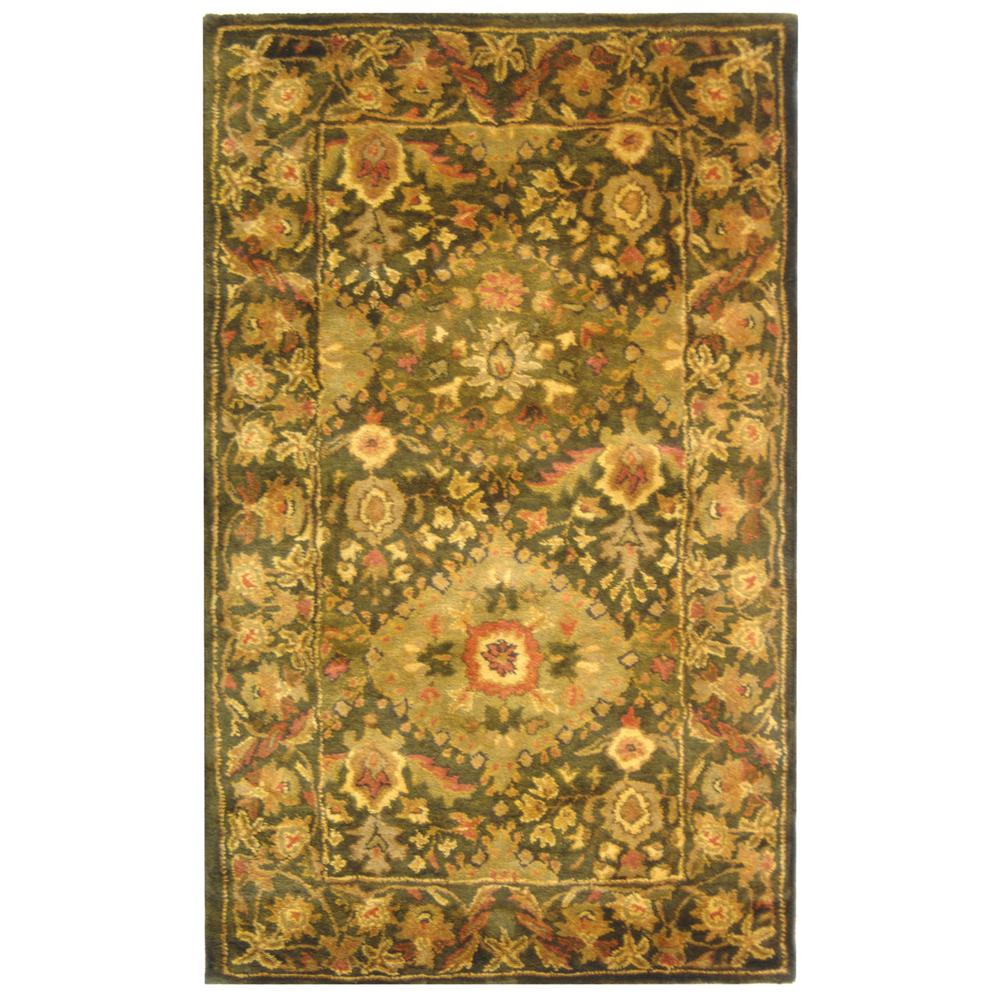 ANTIQUITY, OLIVE, 4' X 6', Area Rug. Picture 1