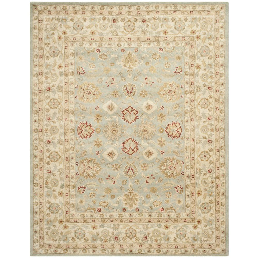 ANTIQUITY, GREY BLUE / BEIGE, 7'-6" X 9'-6", Area Rug. Picture 1