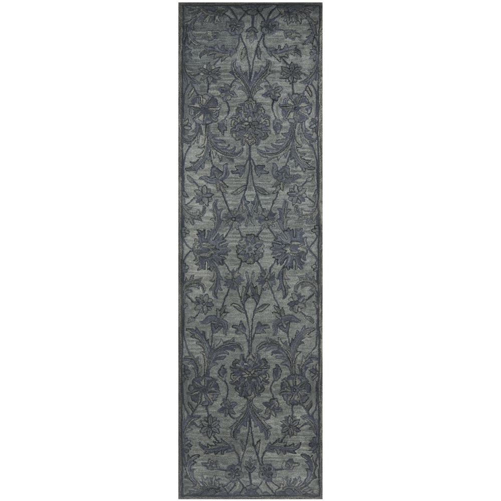 ANTIQUITY, GREY / MULTI, 2'-3" X 4', Area Rug. Picture 1