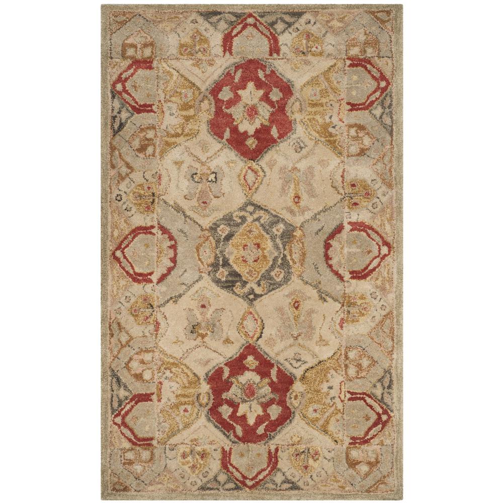 ANTIQUITY, BEIGE / MULTI, 4' X 6', Area Rug, AT830A-4. Picture 1