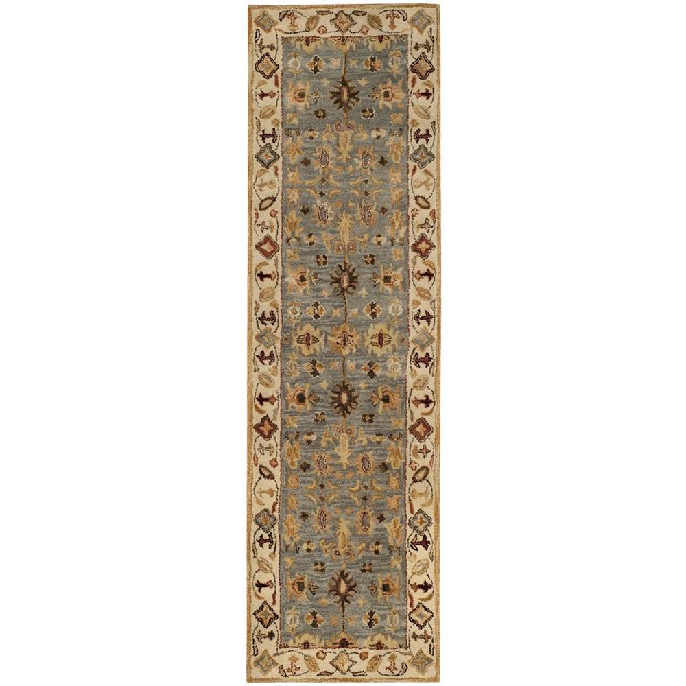 ANTIQUITY, BLUE / IVORY, 2'-3" X 8', Area Rug, AT847A-28. Picture 1