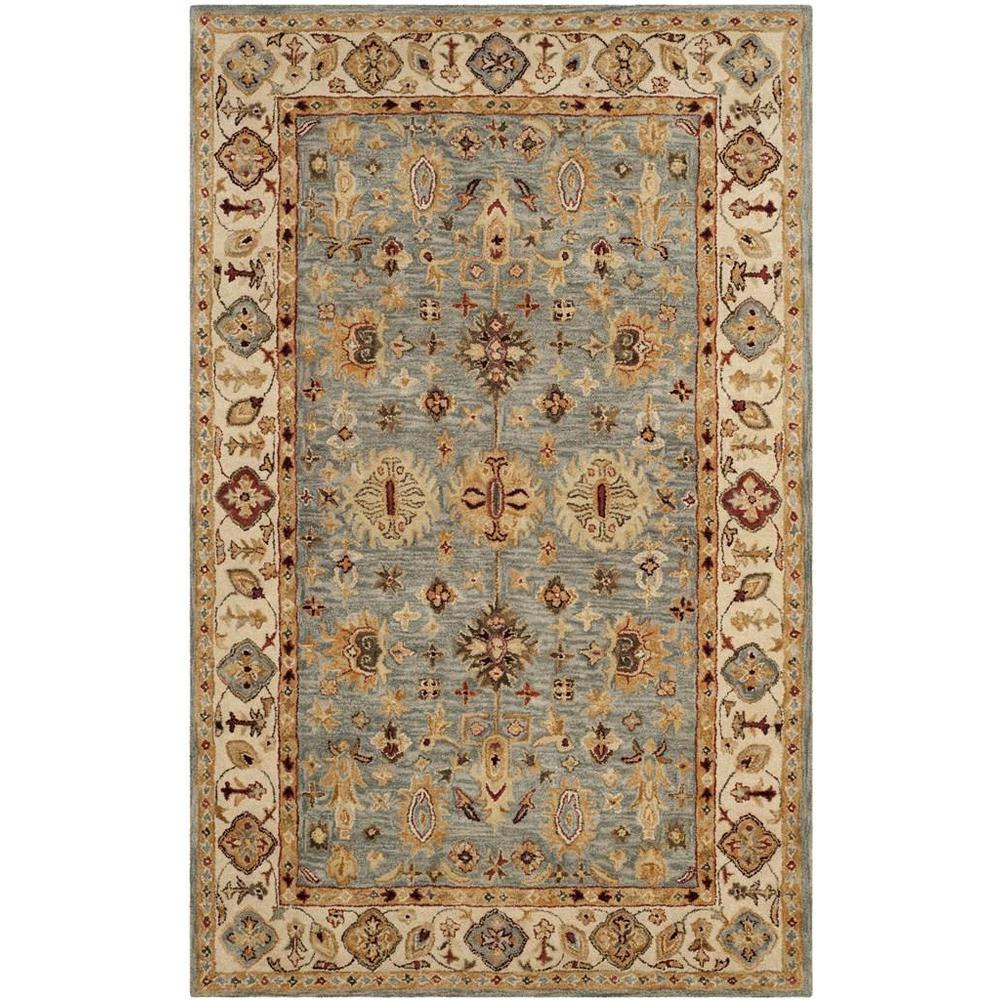 ANTIQUITY, BLUE / IVORY, 6' X 9', Area Rug, AT847A-6. Picture 1