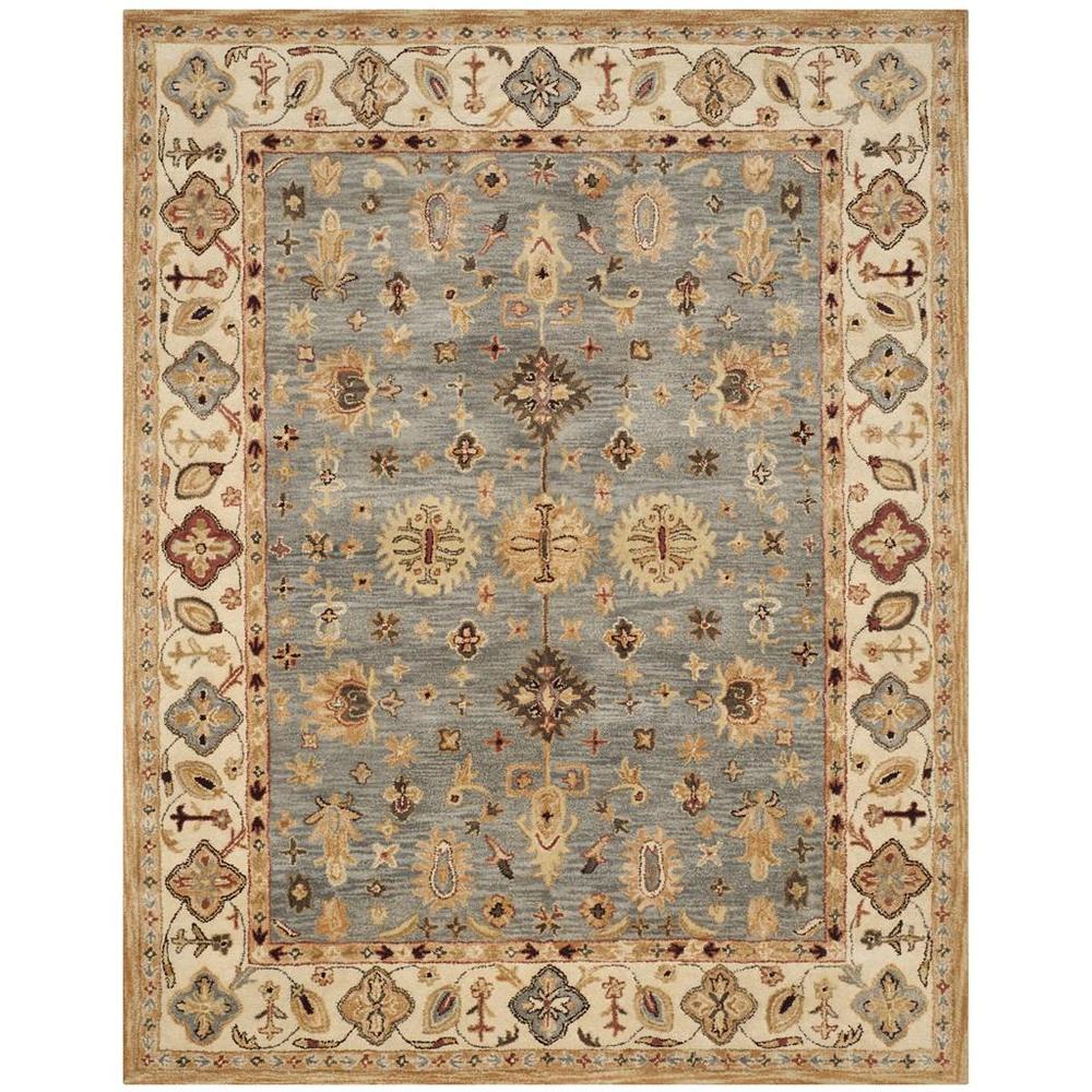 ANTIQUITY, BLUE / IVORY, 7'-6" X 9'-6", Area Rug, AT847A-8. The main picture.