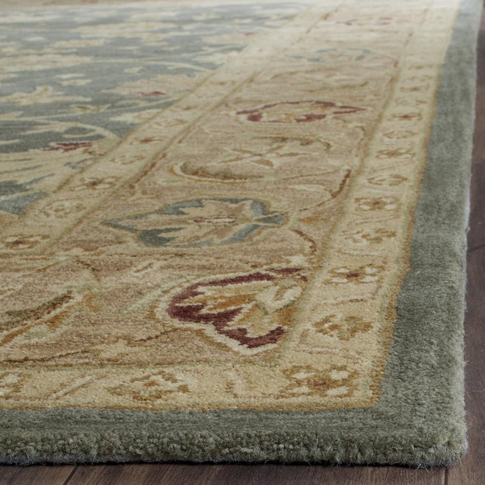ANTIQUITY, TEAL BLUE / TAUPE, 8'-3" X 11', Area Rug. The main picture.