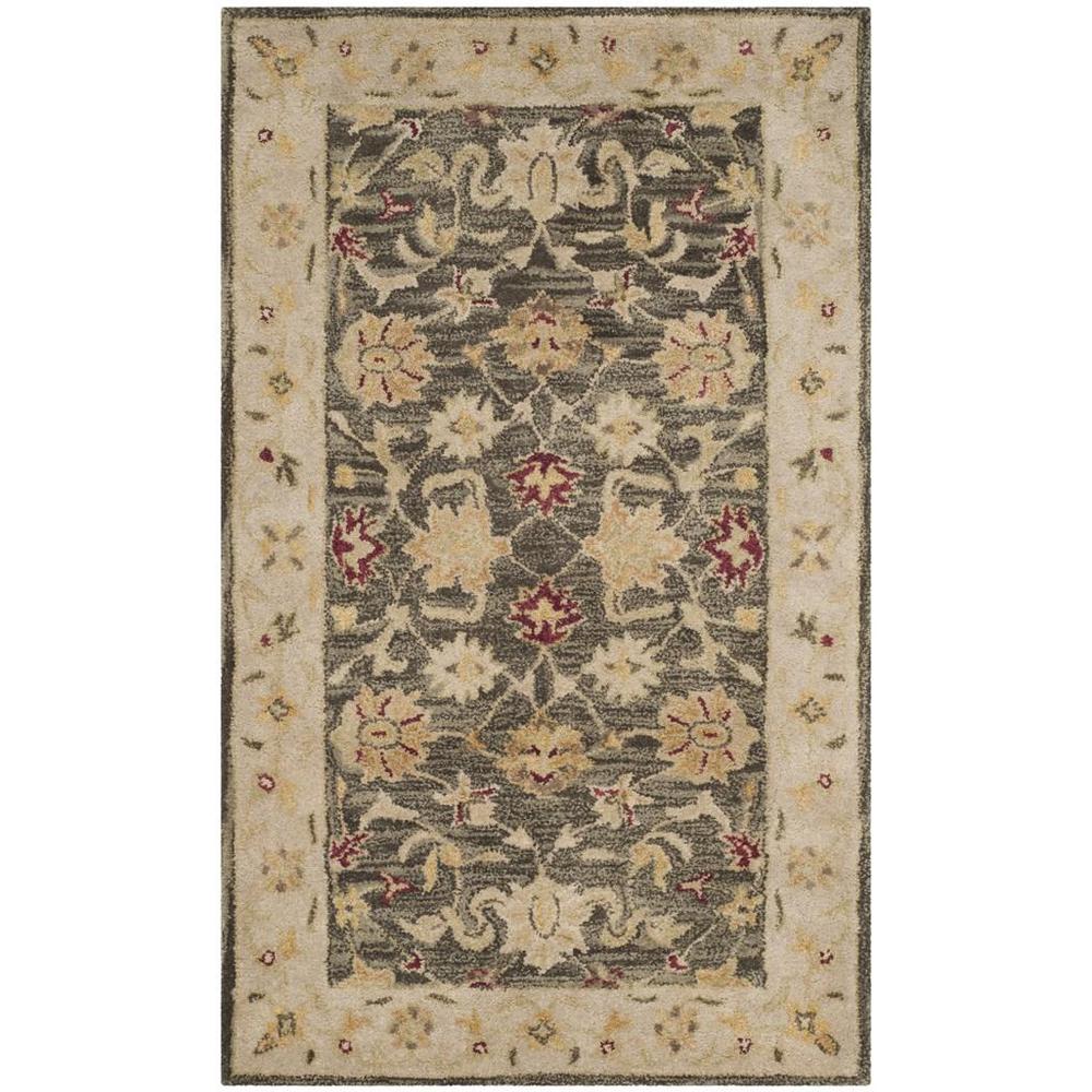 ANTIQUITY, OLIVE GREY / BEIGE, 4' X 6', Area Rug. Picture 1