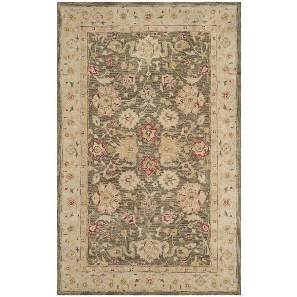ANTIQUITY, OLIVE GREY / BEIGE, 6' X 9', Area Rug. Picture 1