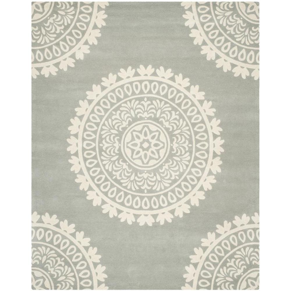 BELLA, GREY / IVORY, 8' X 10', Area Rug, BEL122A-8. Picture 1