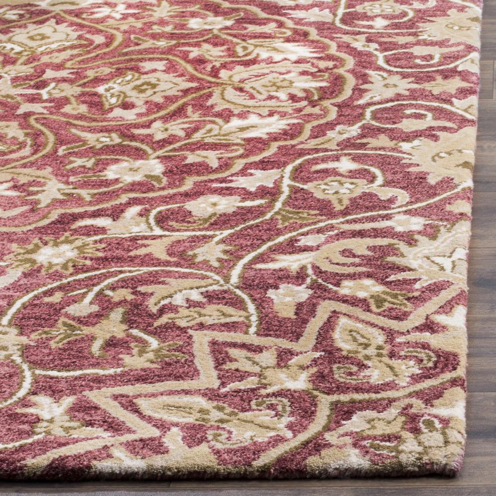 BELLA, ROSE / TAUPE, 6' X 9', Area Rug. Picture 1
