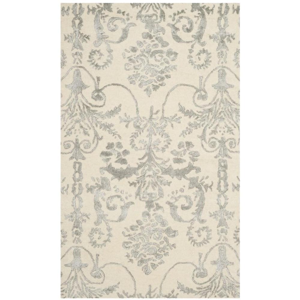 BELLA, IVORY / GREY, 4' X 6', Area Rug, BEL917A-4. The main picture.