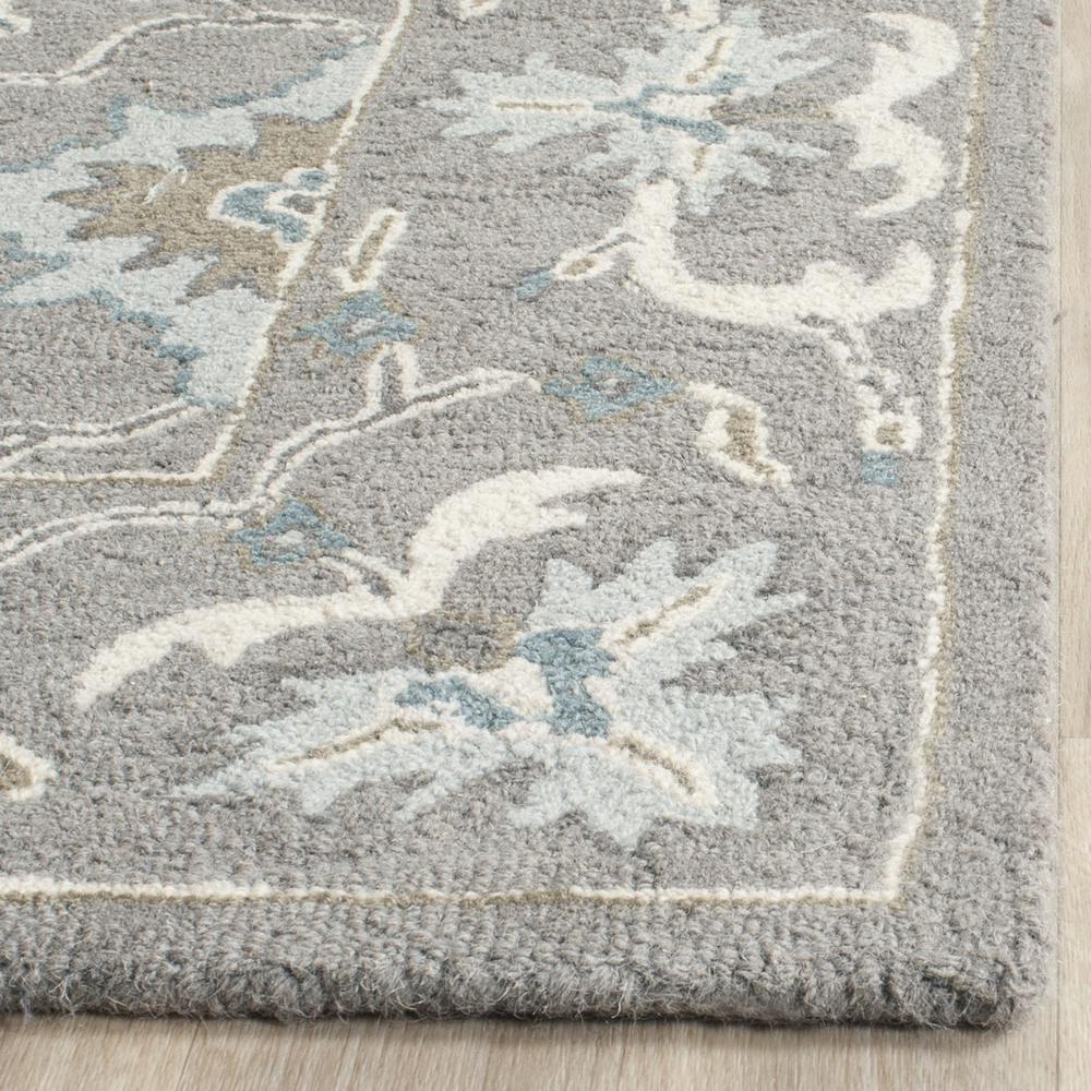 BLOSSOM, GREY, 6' X 9', Area Rug. Picture 1