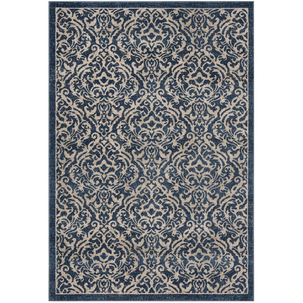 BRENTWOOD, NAVY / CREME, 4' X 6', Area Rug, BNT810N-4. Picture 1