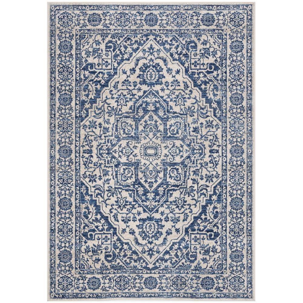 BRENTWOOD, NAVY / LIGHT GREY, 11' X 15', Area Rug, BNT832M-1115. Picture 1