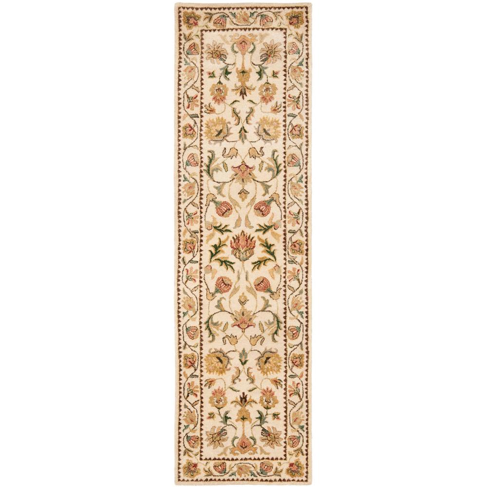 BERGAMA, IVORY / IVORY, 2'-3" X 12', Area Rug. Picture 1