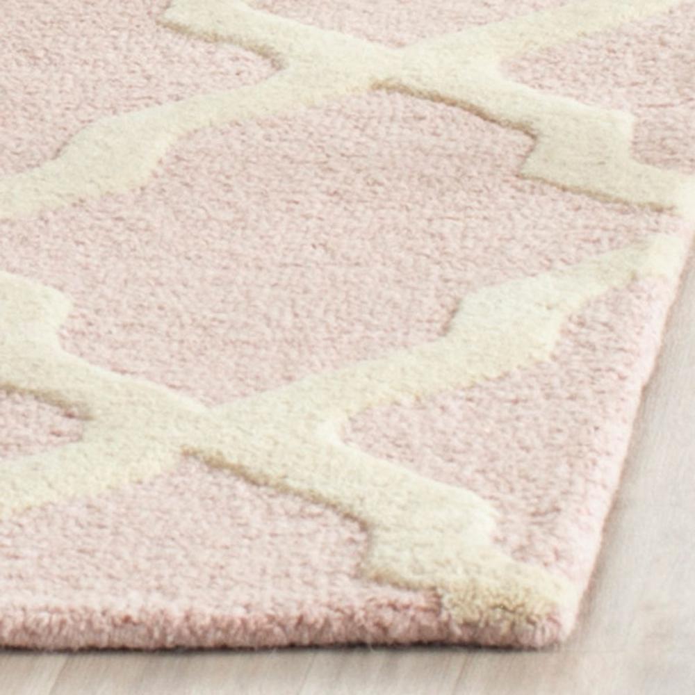 CAMBRIDGE, LIGHT PINK / IVORY, 2'-6" X 12', Area Rug, CAM121M-212. Picture 1