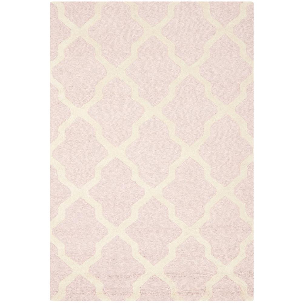 CAMBRIDGE, LIGHT PINK / IVORY, 4' X 6', Area Rug, CAM121M-4. Picture 1