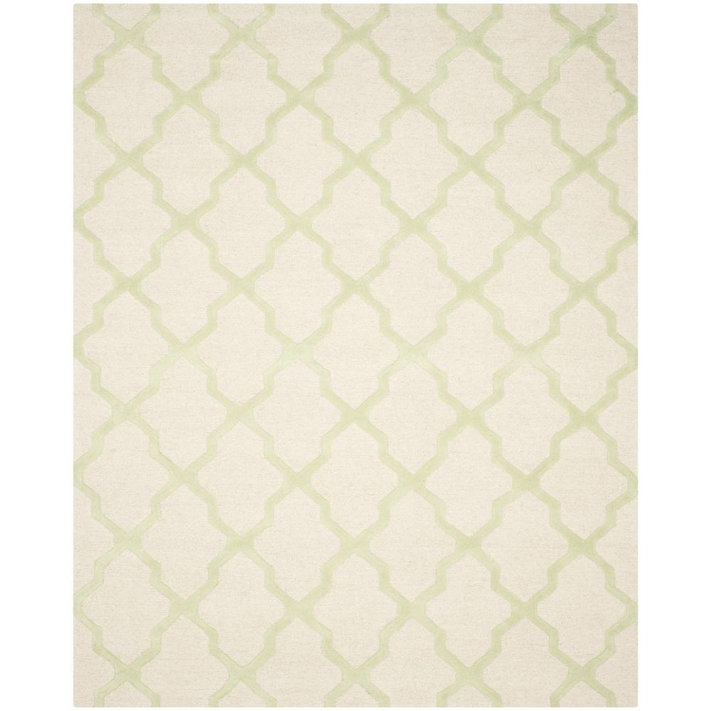 CAMBRIDGE, IVORY / LIGHT GREEN, 7'-6" X 9'-6", Area Rug. Picture 1
