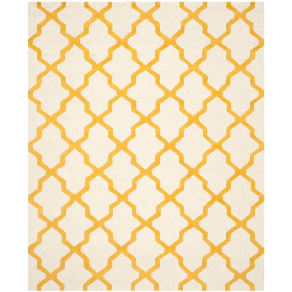 CAMBRIDGE, IVORY / GOLD, 11' X 15', Area Rug. Picture 1